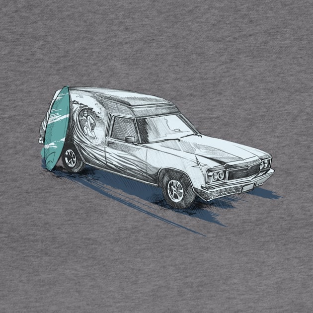 Surfing Van by Buy Custom Things